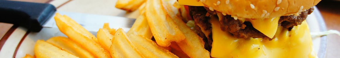 Eating American (Traditional) Burger Pub Food at Hancock Tavern restaurant in Quincy, MA.